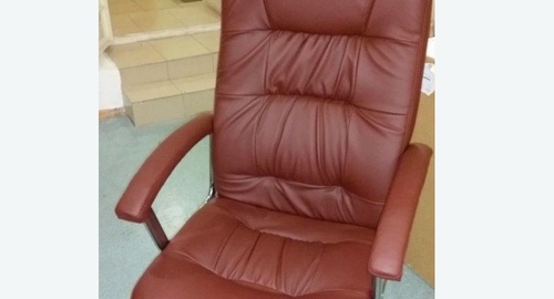 Обтяжка офисного кресла. Кореновск